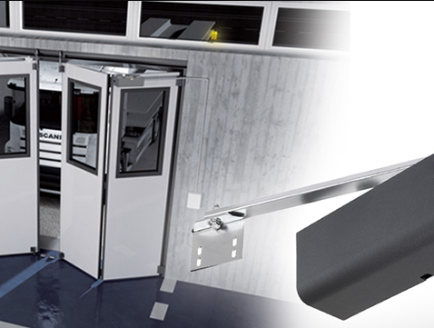 Fast automations for industrial folding doors with the fast electrical panel