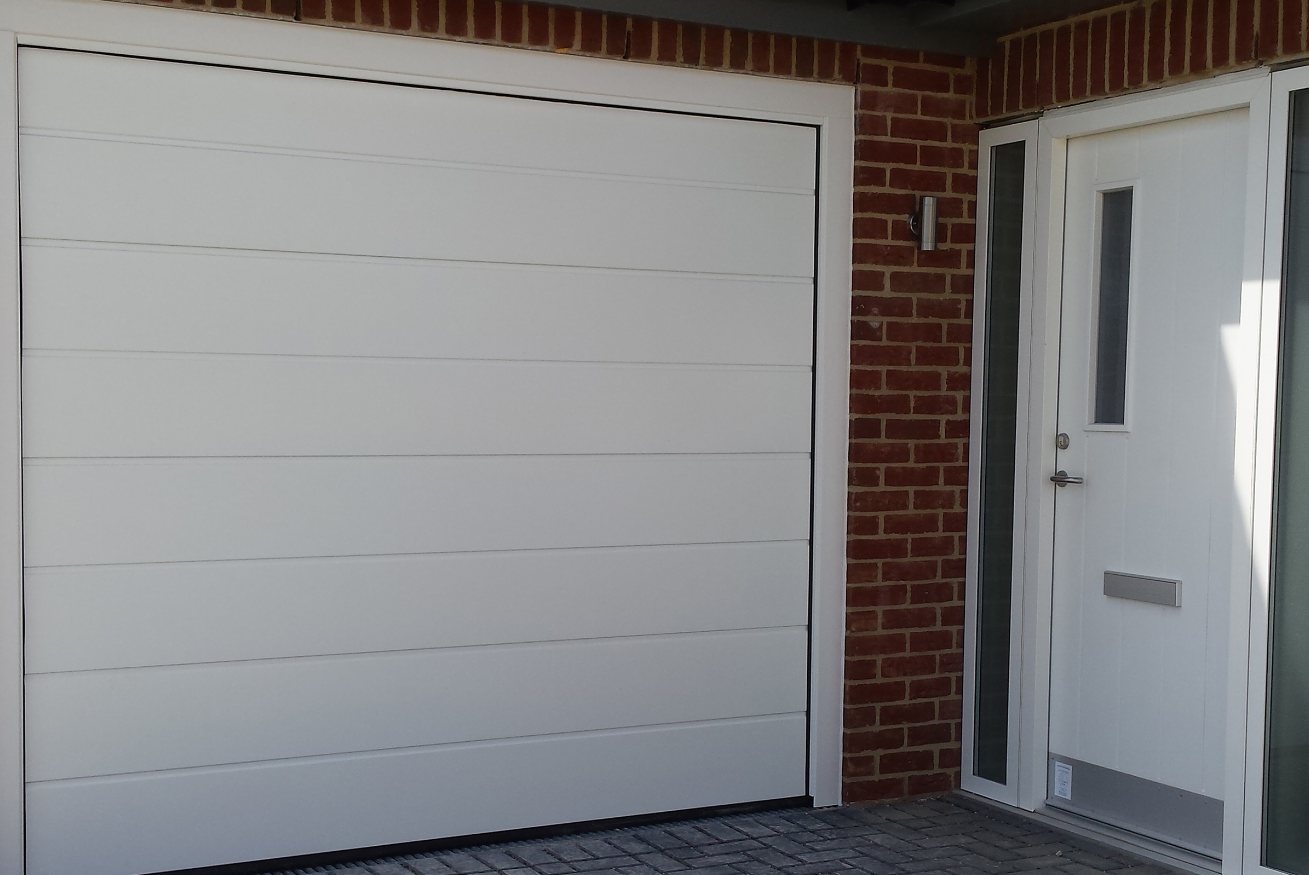 Measuring Sectional Garage Doors, Sizing Guide, In-between, inside garage openings, sectional doors