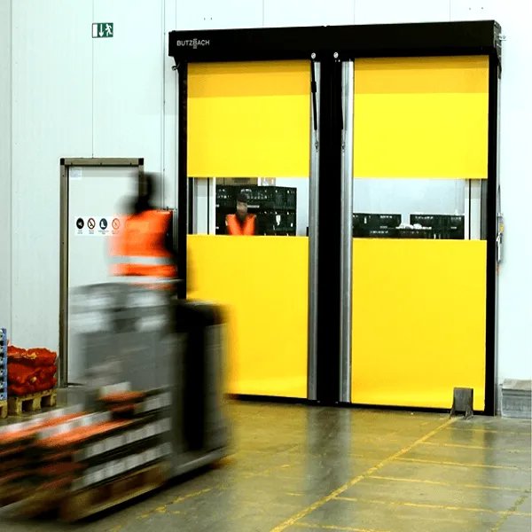What is the typical speed of an automatic sliding door