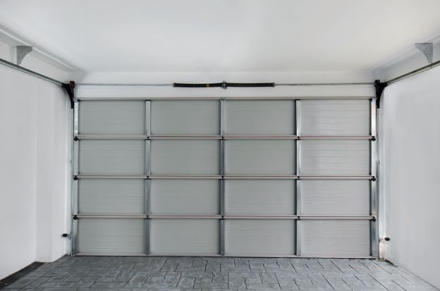 What is the advantage of a sectional garage door