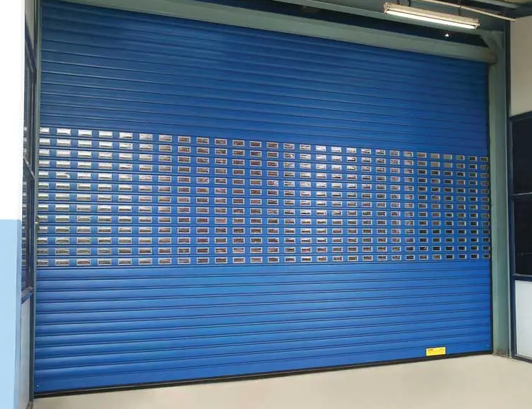 Rolling Shutters Protecting Entrances from Damage